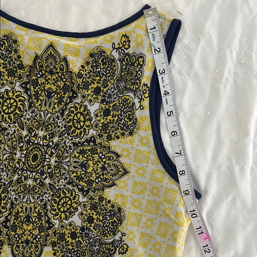 Iz Byer Blue and Yellow Tank Top Vibrant and Stylish - Picture 10 of 16